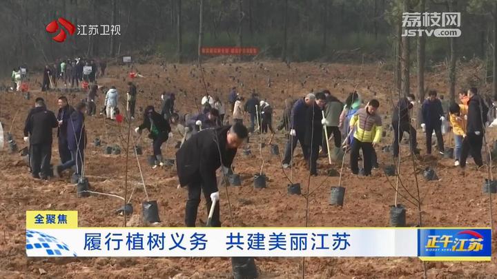 履行植树义务 共建美丽江苏