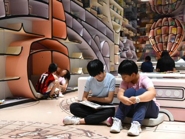 Bezirk Yuhua in Shijiazhuang: Bücherstadt bietet Abkühlung für die Sommerhitze_fororder_111