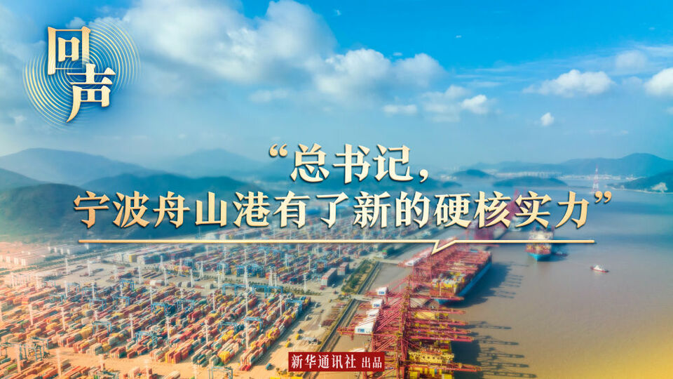 回声总书记宁波舟山港有了新的硬核实力