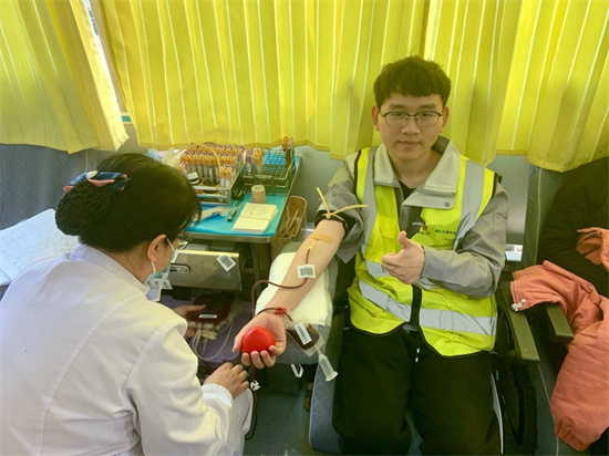 中冶天工集团南京G27项目开展公益献血活动_fororder_图片2
