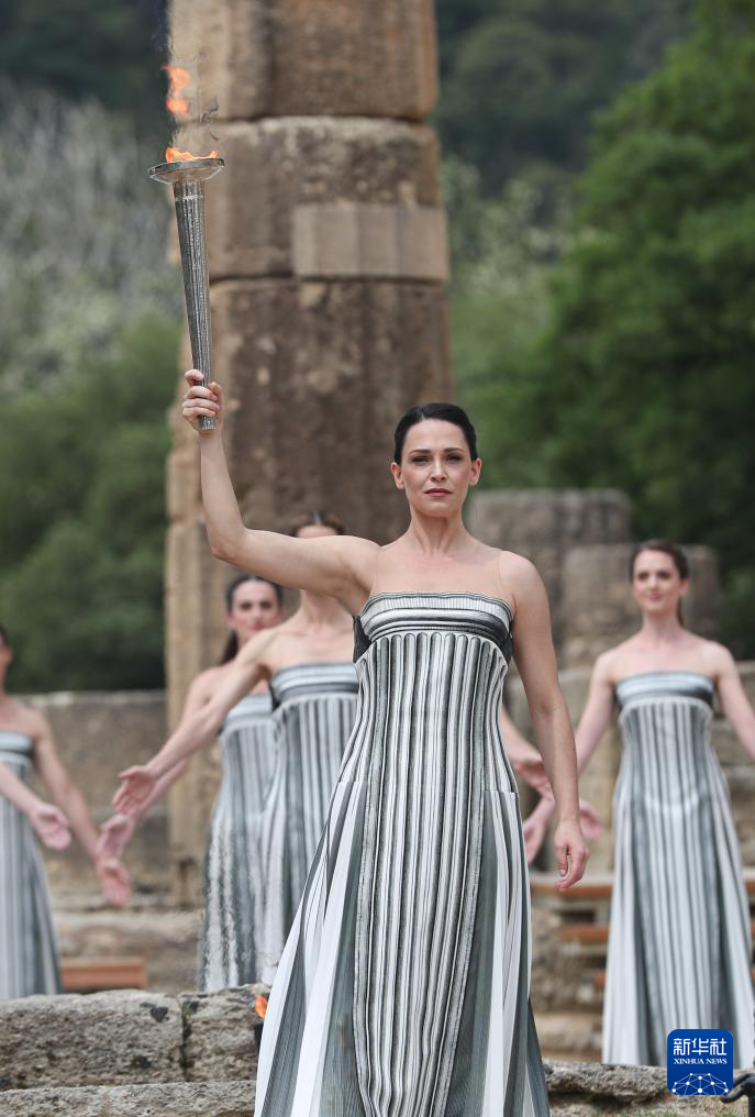 巴黎奥运会圣火火种采集仪式在希腊举行
