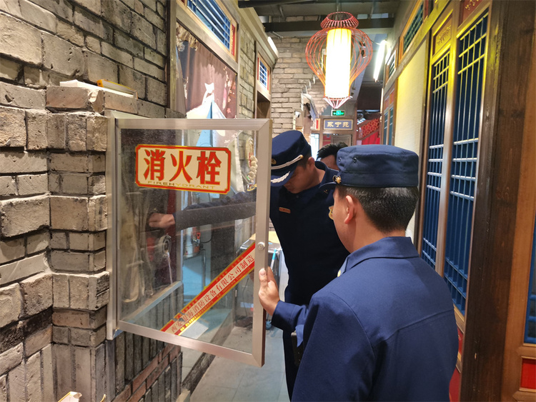 【原創】隴南徽縣:大隊常態化開展“雙隨機、一公開”消防安全檢查