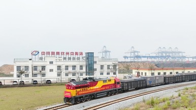 西部陆海新通道海铁联运班列今年开行突破2000列