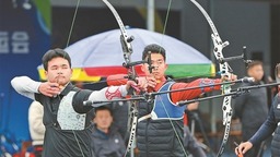 國家射擊射箭隊相繼來桂訓練備戰奧運會 同場訓練 廣西健兒對標國家隊厲兵秣馬