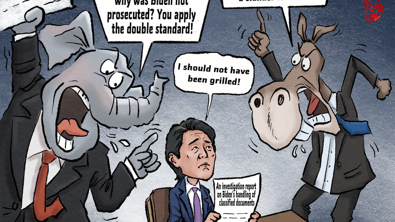 【Editorial Cartoon】I should not have been "grilled"!