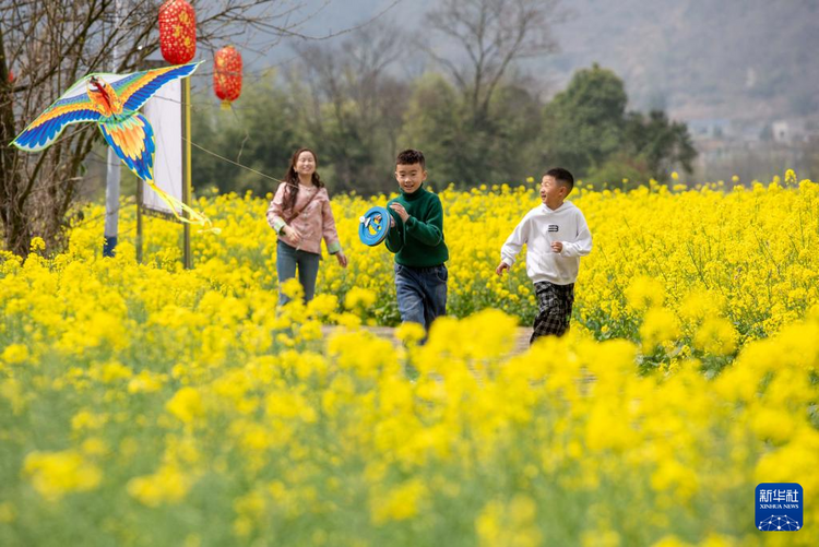 貴州:二月湖水清 家家春鳥鳴