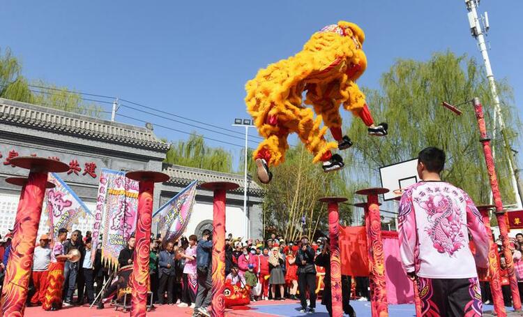 灞桥区歇驾新村第二届农耕文化艺术节开幕