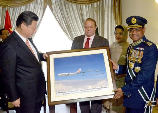 [V观]孟加拉国空军战机为习主席专机护航