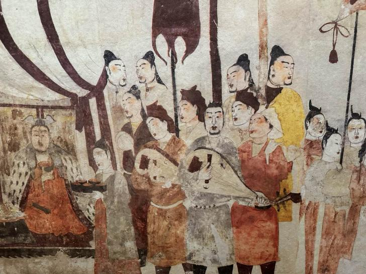 中國式現代化的萬千氣象|網絡名人沉浸式體驗“北齊壁畫”之美