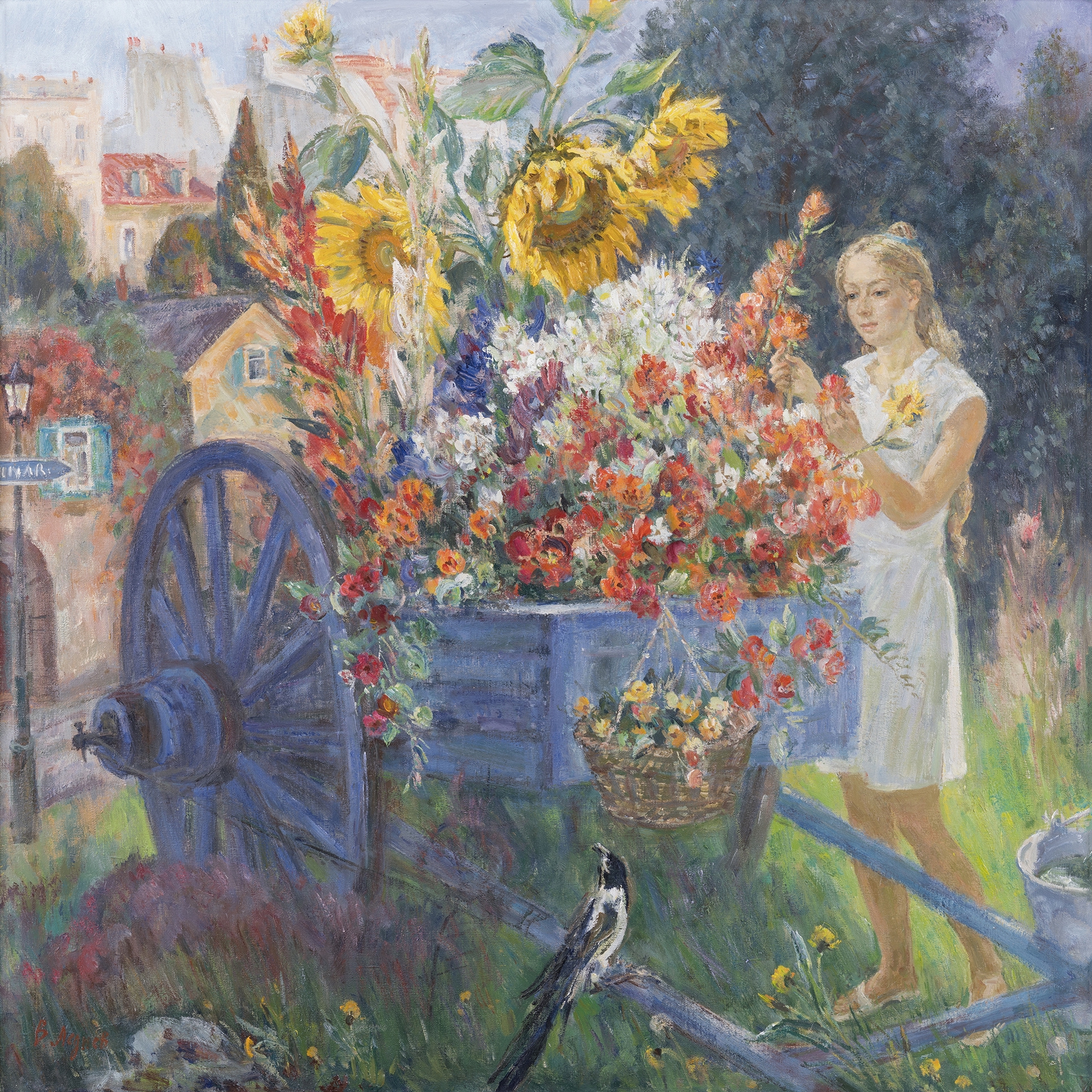 （转载）画框内外感受“艺术与生命”涌动 俄罗斯艺术家瓦列里·列德涅夫作品展开幕