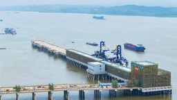 黃石新港三期加緊建設