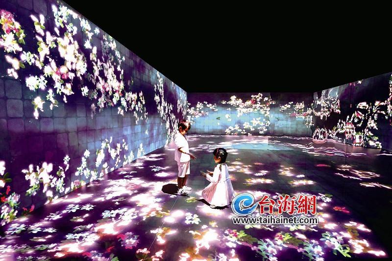 廈門科技館“影火蟲魔法樂園”今日開園 舉起雙手放出絢麗焰火