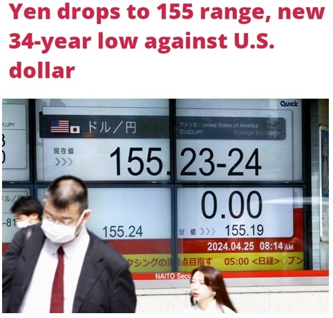 日元“跌跌不休” 為何日本難有對策？