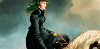 目光坚定 姿态优雅——《艺术里的奥林匹克》带您感受油画《女骑士》中女性骑手的力量与美感