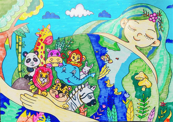 （填环境专题）妙笔绘生态 沈阳市第四届儿童生态环保绘画大赛作品展播（十三）_fororder_图片3