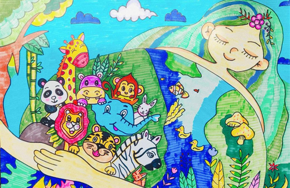 （填环境专题）妙笔绘生态 沈阳市第四届儿童生态环保绘画大赛作品展播（十三）
