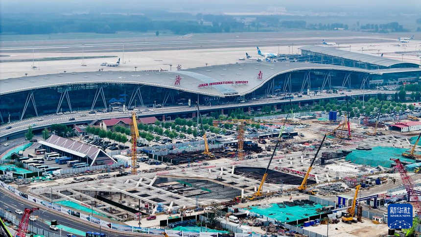 济南遥墙机场综合交通枢纽工程稳步推进
