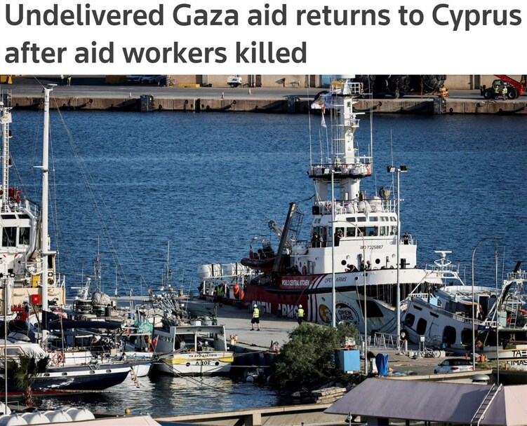 以色列承认“误伤”慈善组织车队 专家称加沙援助愈发脆弱