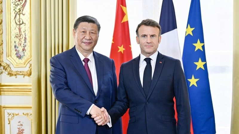 中法兩國友誼是中法人民之福 世界人民之幸