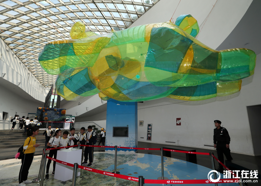 杭州西溪湿地博物馆举办垃圾艺术展