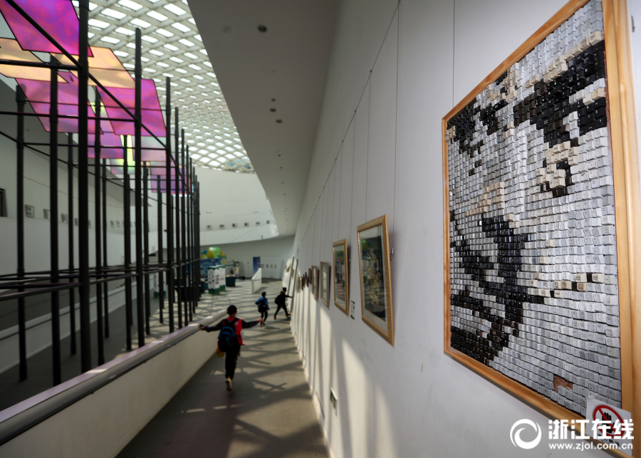 杭州西溪湿地博物馆举办垃圾艺术展