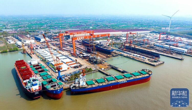 江蘇揚州：造船業發展勢頭強勁