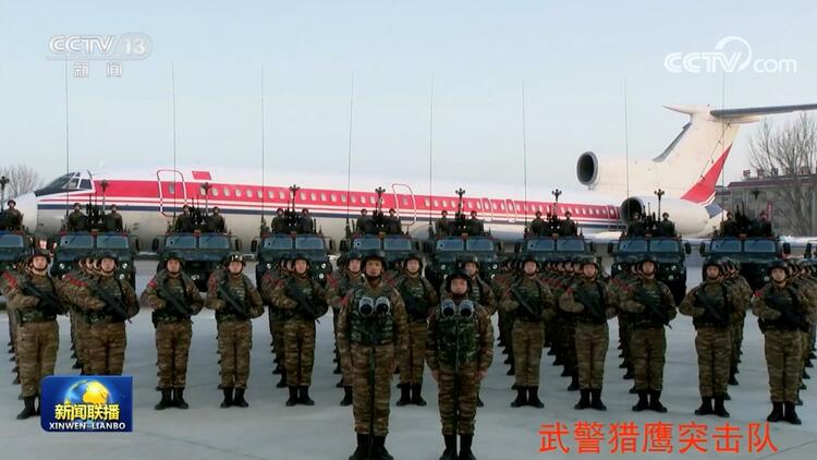 北京武警猎鹰突击队图片