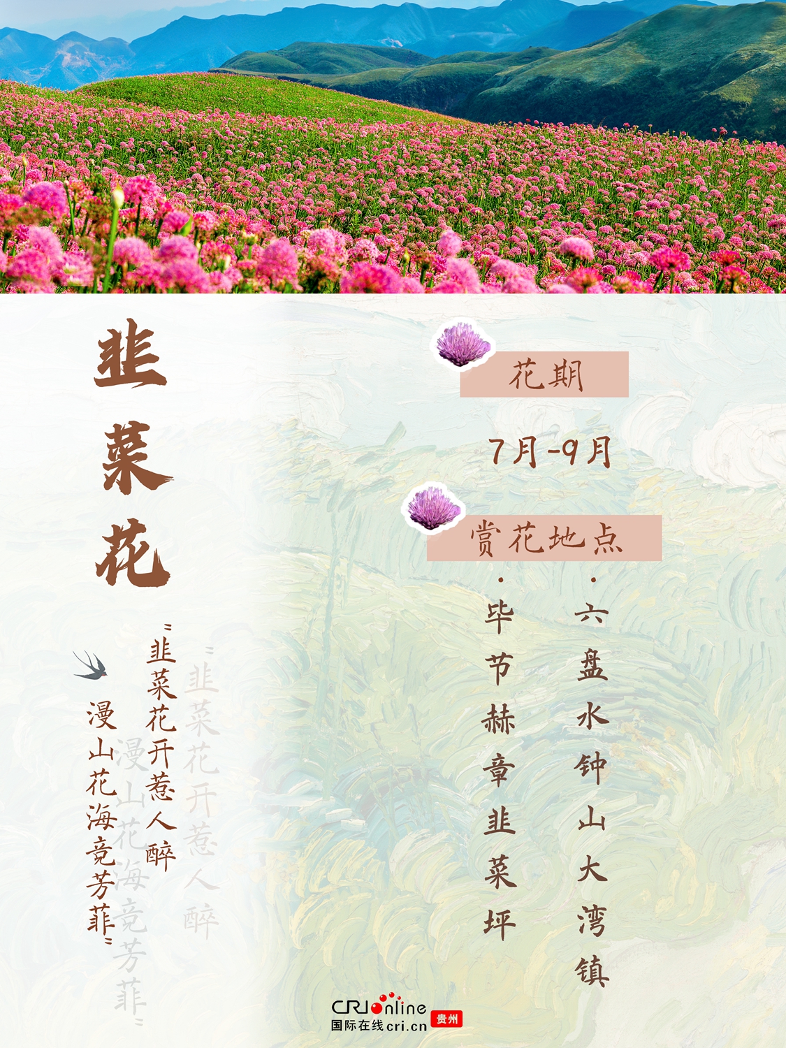 春夏到哪儿赏花？这份贵州赏花地图带你找找灵感_fororder_韭菜花23