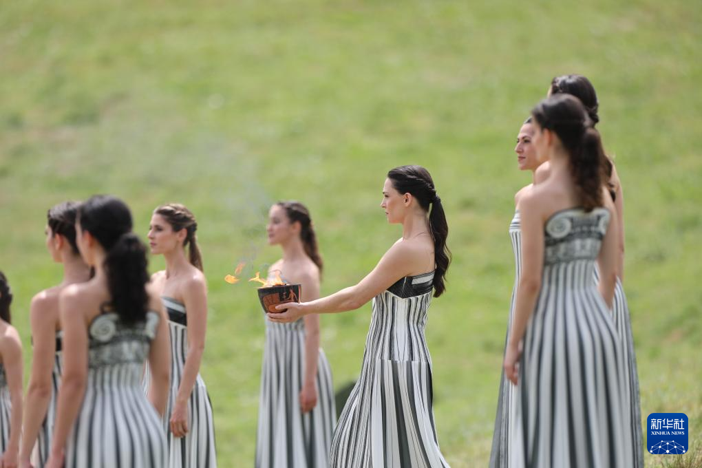 巴黎奧運會聖火火種採集儀式在希臘舉行