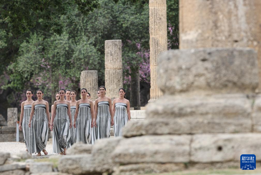 巴黎奧運會聖火火種採集儀式在希臘舉行