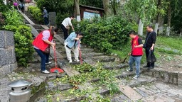 貴州鎮遠縣㵲陽鎮：黨員幹部齊上陣 開啟雨後“修復模式”