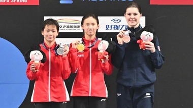 跳水世界盃總決賽：陳芋汐、全紅嬋包攬女子10米臺冠亞軍