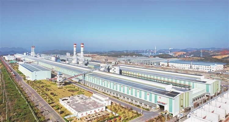 贵州兴仁登高新材料有限公司是兴仁市煤电网铝 循环经济产业的中心