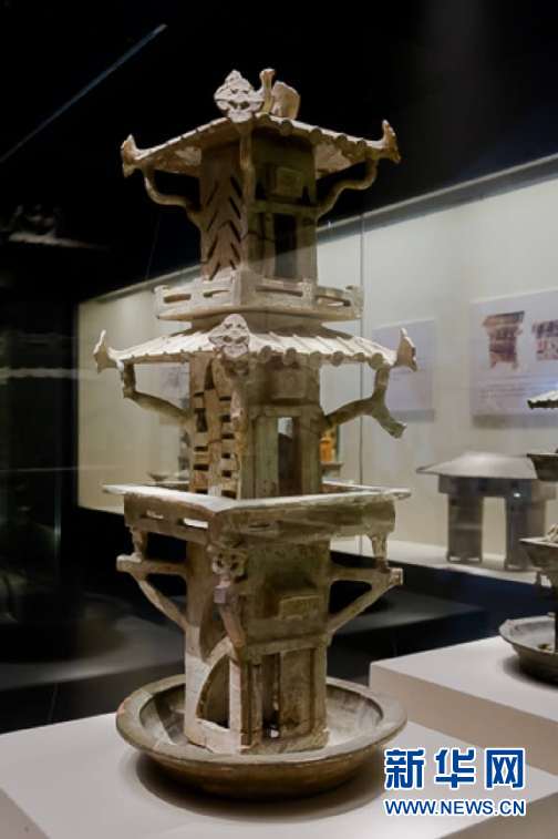 中国古代建筑明器展在广州开展