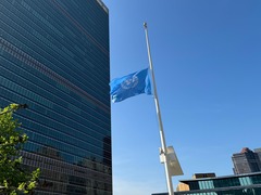 联合国为伊朗总统莱希降半旗志哀