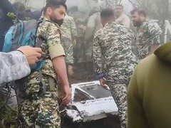 伊朗總統辦公室負責人披露事故細節 伊朗軍方舉行悼念儀式