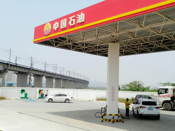 蛙吖共享自助洗车中石油南昌分公司布机安装竣工