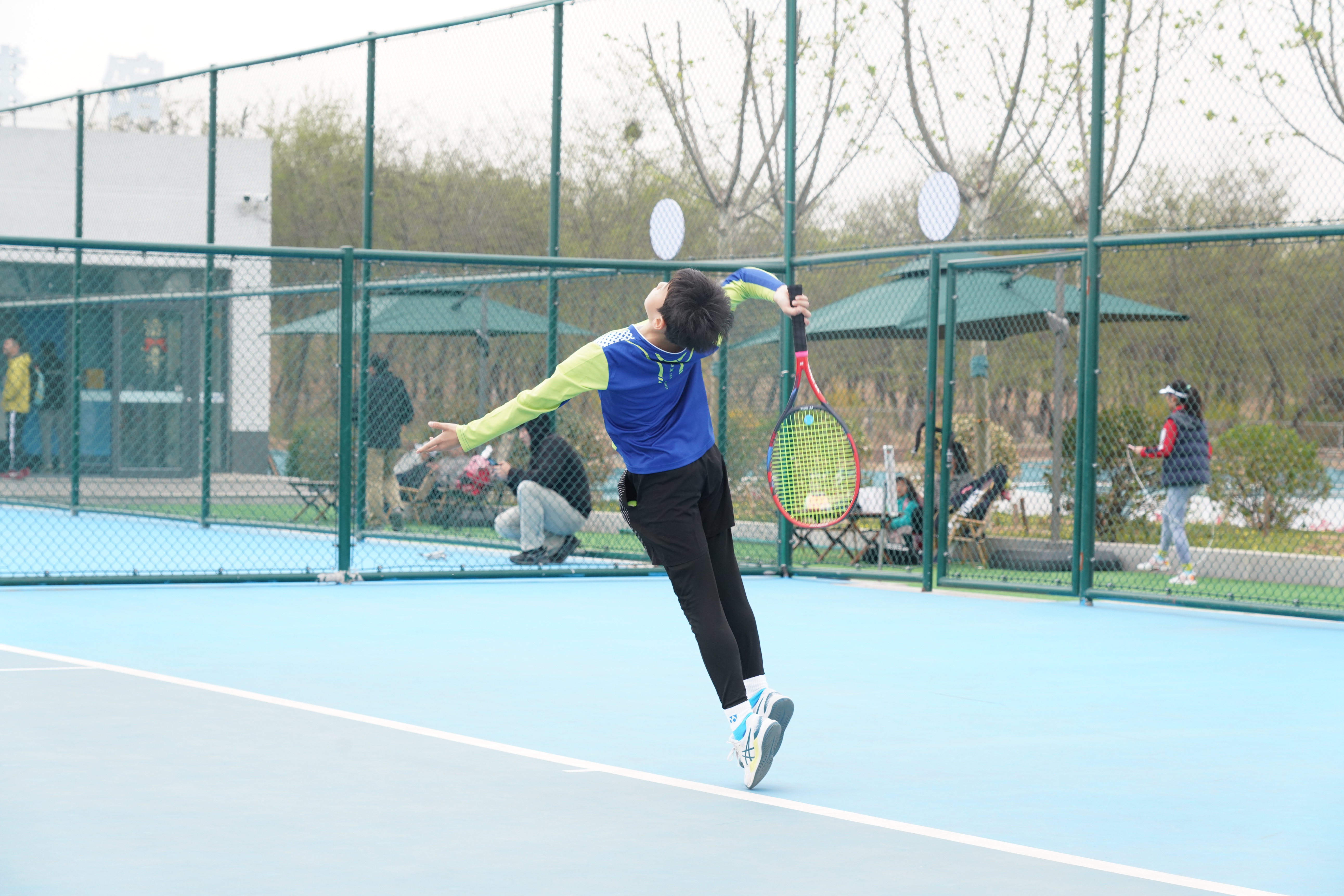 唐山开平：2024青少年网球积分赛精彩开拍_fororder_1.JPG