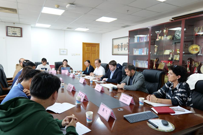法国驻华使馆文化教育合作处代表一行到访北京师范大学