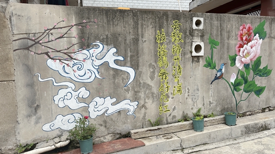 貴州惠水：背街小巷刷新“顏值” 打造“巷”往的生活_fororder_五彩繽紛的墻繪