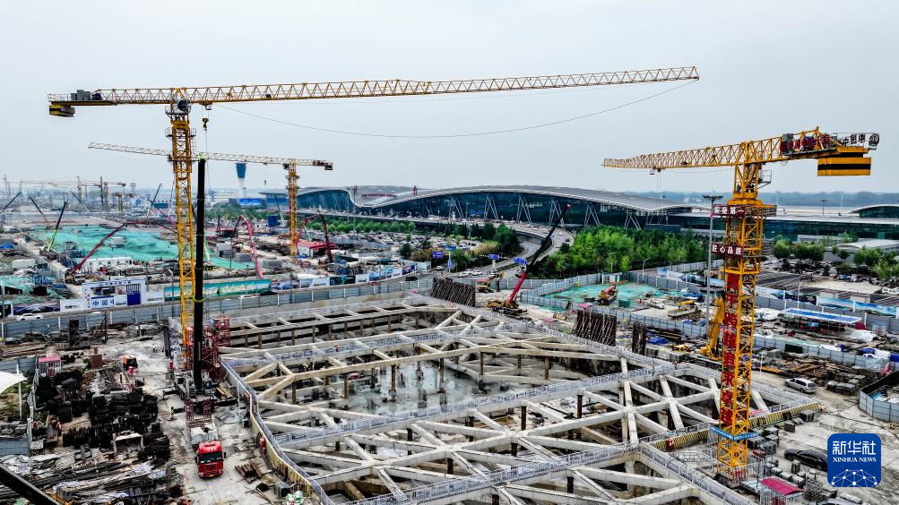 濟南遙墻機場綜合交通樞紐工程穩步推進