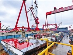 計劃較首艘國産大型郵輪建造效率提升20%