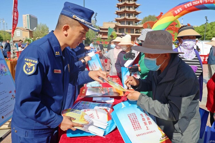 【原創】甘肅張掖消防開展2024年全國防災減災日主題宣傳活動_fororder_22