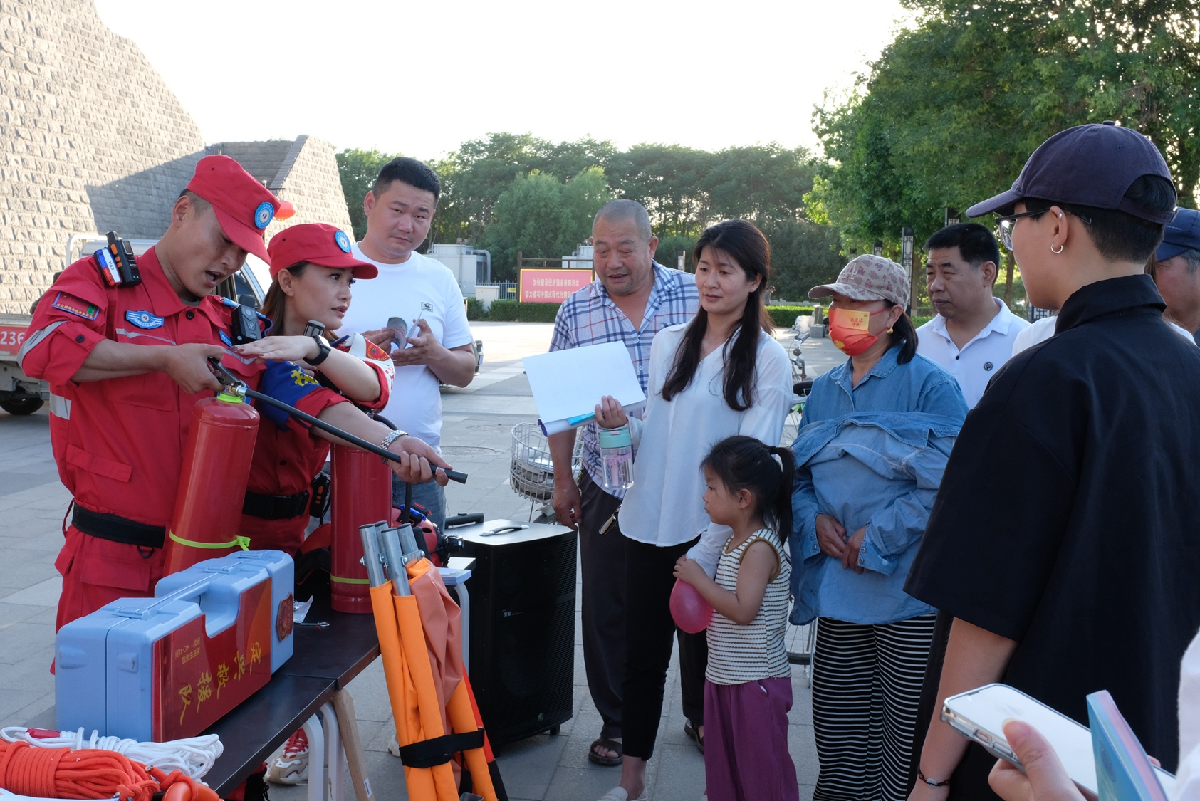 河北定興：防災減災集中宣傳 築牢安全防線_fororder_004