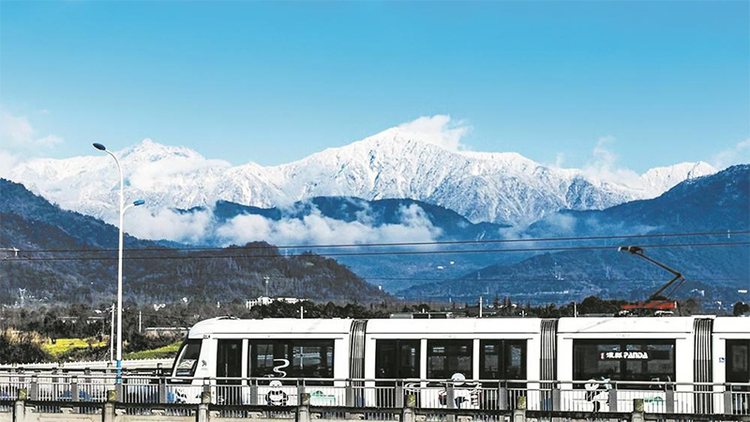 新增有轨电车 都江堰到青城山更方便