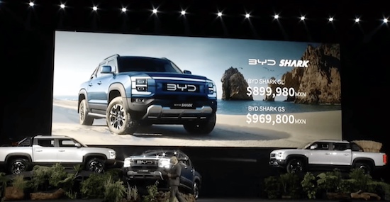 比亚迪SHARK正式在海外发布 售价约合40万元_fororder_image001