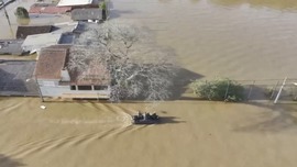 独家现场丨巴西暴雨致大量街区被淹 当地民众自发救灾
