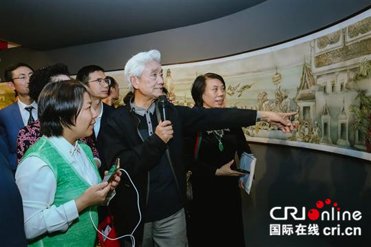 《郑和下西洋》500米长卷中国画展在京开幕_fororder_2