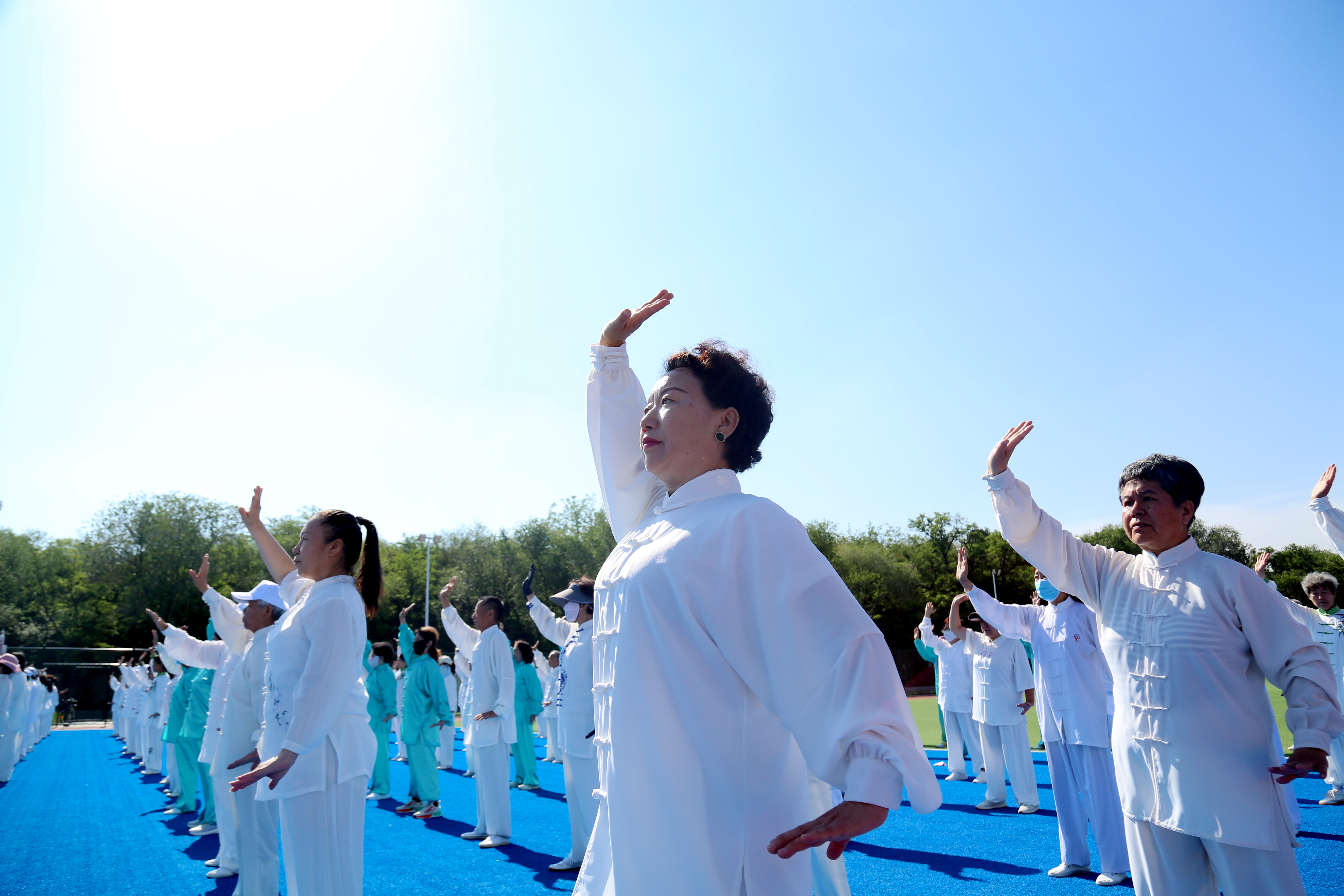 唐山市路北區舉辦健身氣功展演比賽_fororder_圖為活動現場。通訊員馬雅雄 攝 (4).JPG