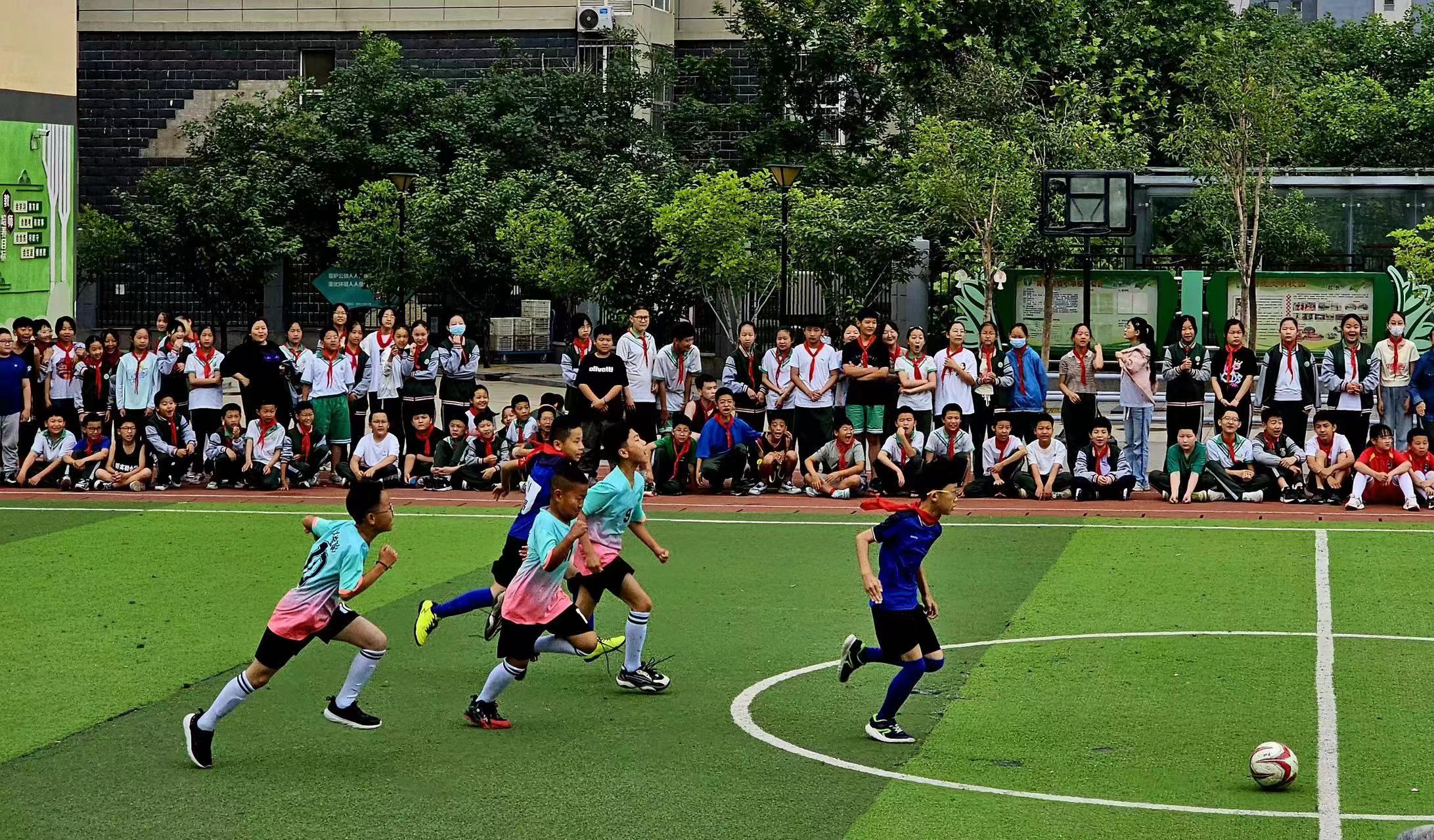 石家莊市育新實驗小學首屆“悅新杯”足籃球班級聯賽開幕_fororder_微信圖片_20240521154626